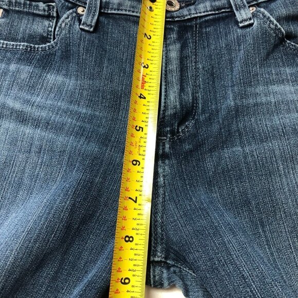 AG Adriano Goldschmied The Prima Mid-Rise Cigarette Blue Jean 27R - Picture 11 of 13